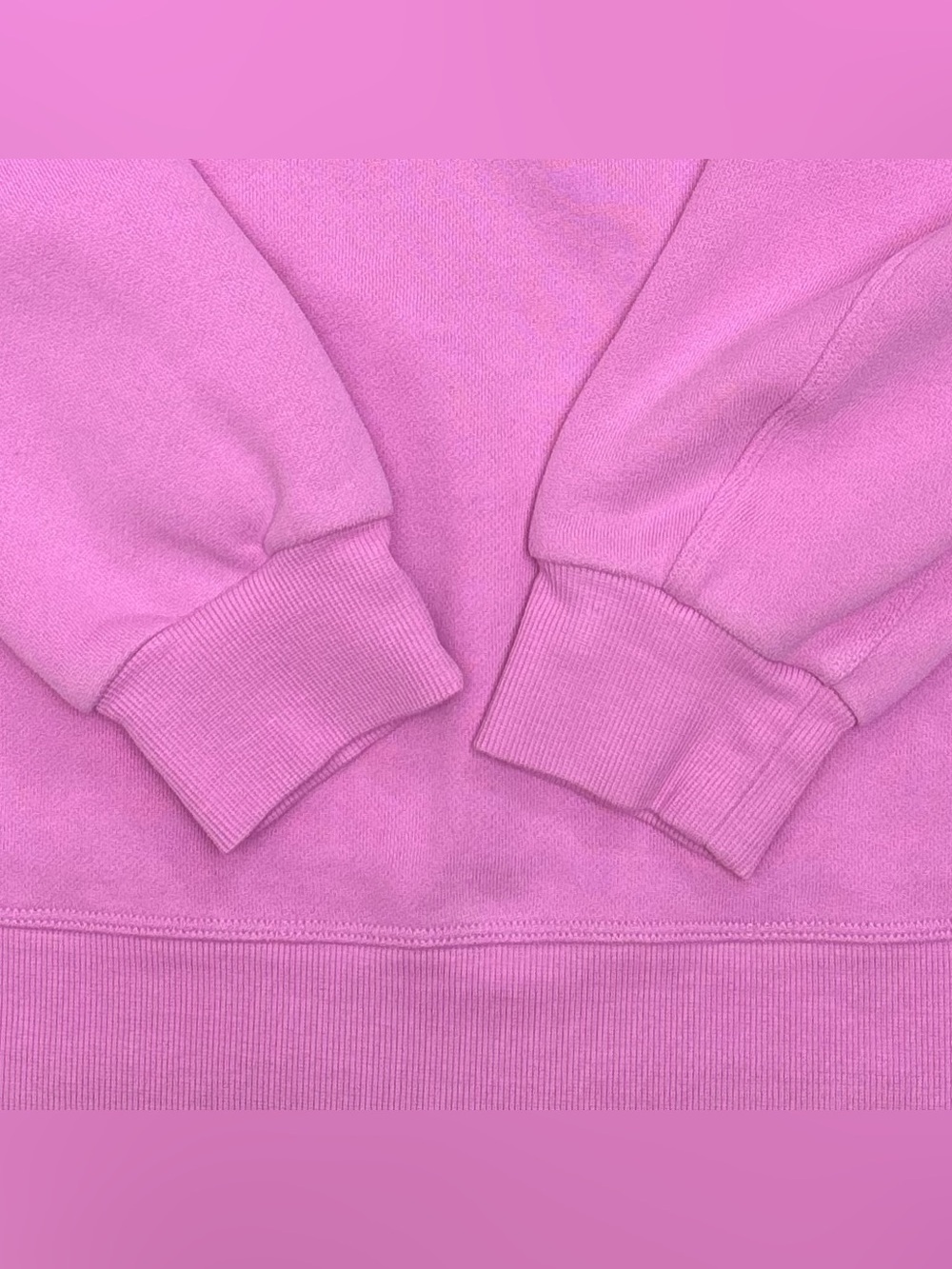 Lululemon Perfectly Oversized Crew In Dahlia Mauve Size 10 - Picture 5 of 6